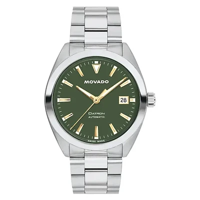 Heritage Datron Golden Accents Green 40MM Watch