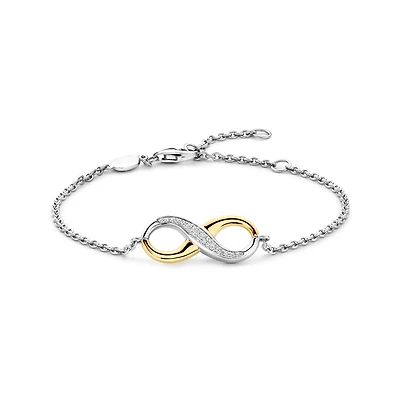 Infinity Two Tone Bracelet