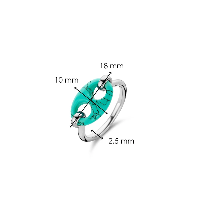 Puff Mariner G-Ucci Turquoise Ring