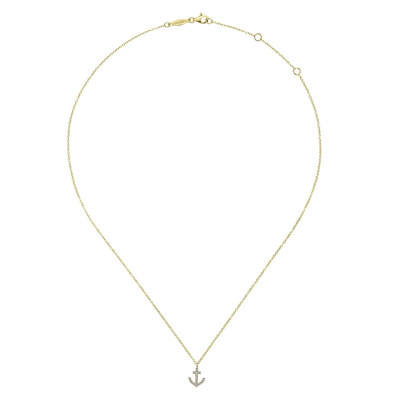 Anchor Diamond Necklace