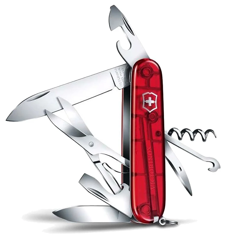 Climber Translucent Ruby 91MM Knife