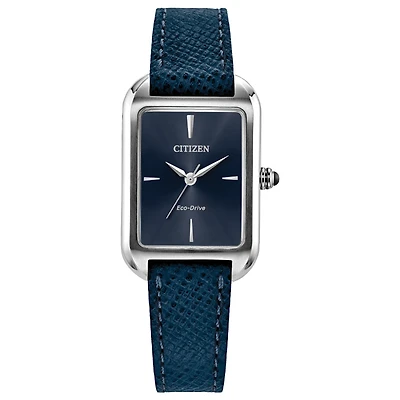 Dress Classic Blue Leather 23.5mm Watch