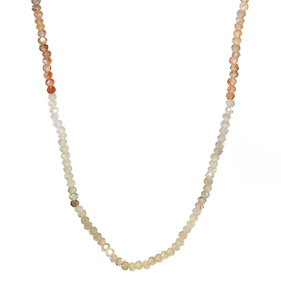 Multi Color Zircon Natural Gemstones Necklace
