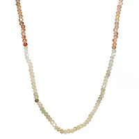 Multi Color Zircon Natural Gemstones Necklace