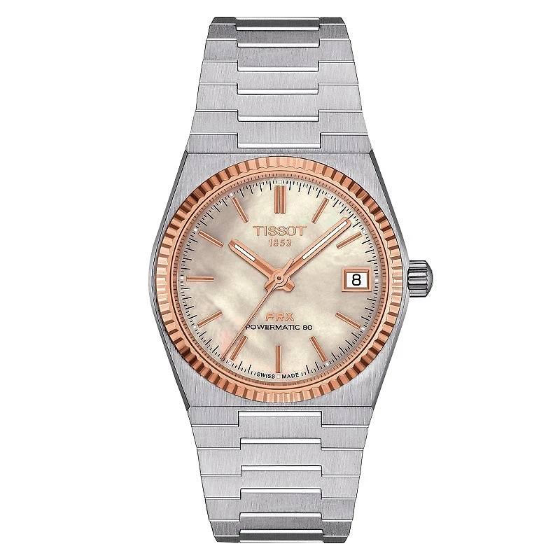 PRX Powermatic Steel/Rose 35MM Watch