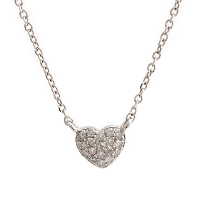 Petit Heart Diamond Necklace