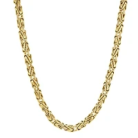 6.6MM King Link Gold Steel Chain