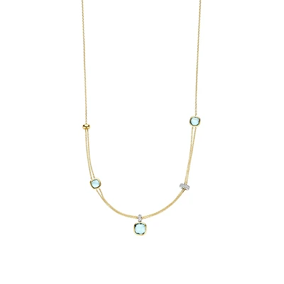 Shades of The Ocean Blue Necklace