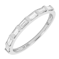 Baguette Sideways .37CT Diamond Ring