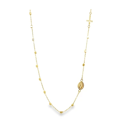 Virgen Milagrosa Rosary Necklace