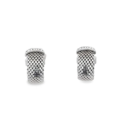 Second Skin Silver Hoop Earrings