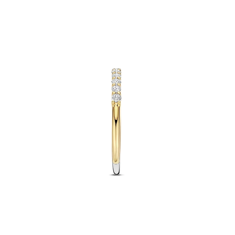 Thin Sparlkle Golden Ring