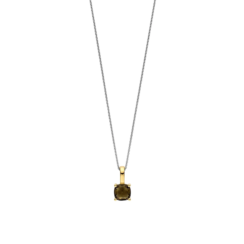 Khaki Facetted Necklace