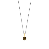 Khaki Facetted Necklace