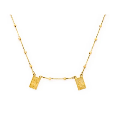 Beaded Scapular Necklace