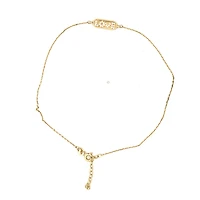 Love Plaque Ankle Bracelet