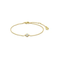 Solitaire Dot Golden Bracelet