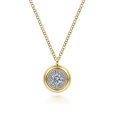 Halo Diamond Necklace