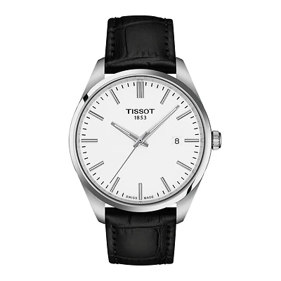 PR 100 White Dial with Black Strap 40MM Watch