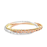 Three Gold Bracelet Trio