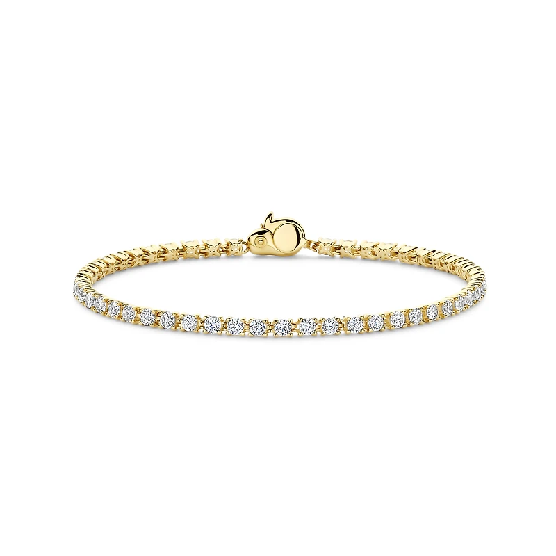 Sparkling Tennis Bracelet 3MM - Golden