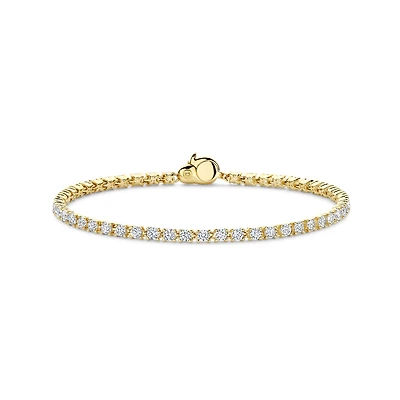 Sparkling Tennis Bracelet 3MM - Golden