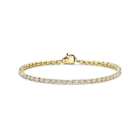 Sparkling Tennis Bracelet 3MM - Golden