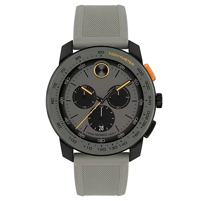 Bold TR90 Chronograph Grey/Black/Orange 42MM Watch