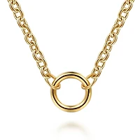 One Station Charm Necklace