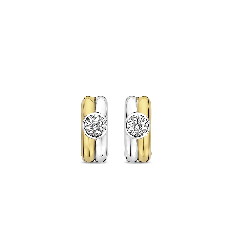 Allure Two Tone Earrings