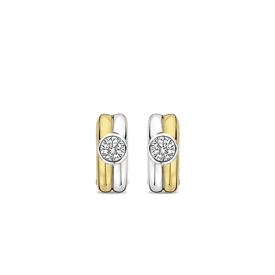 Allure Two Tone Earrings