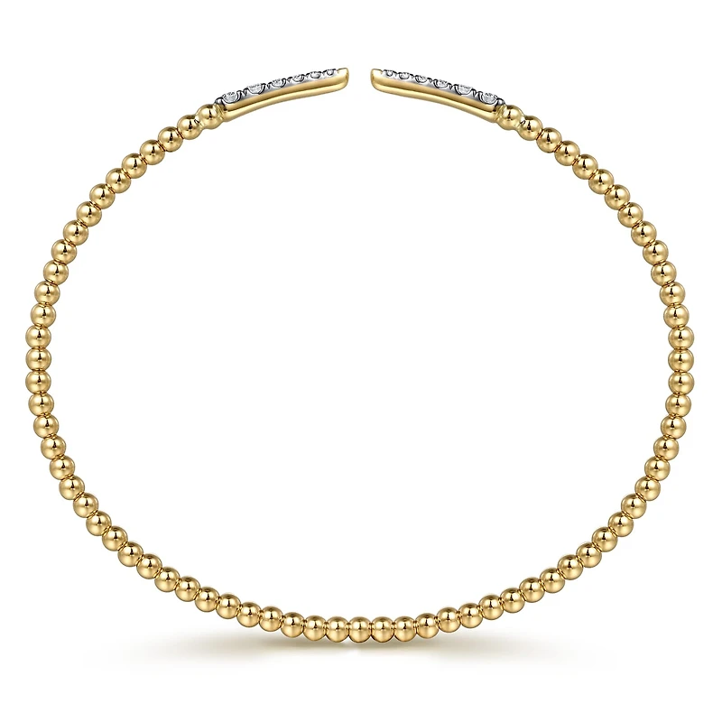 Diamond Spikes Bangle Bracelet