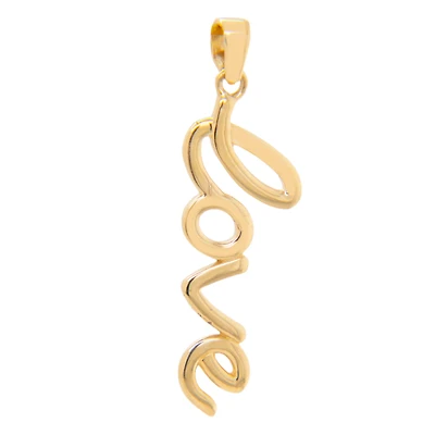 Love Script 21MM Pendant