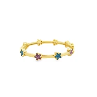 Blue and Purple Flowers Kids Bracelet