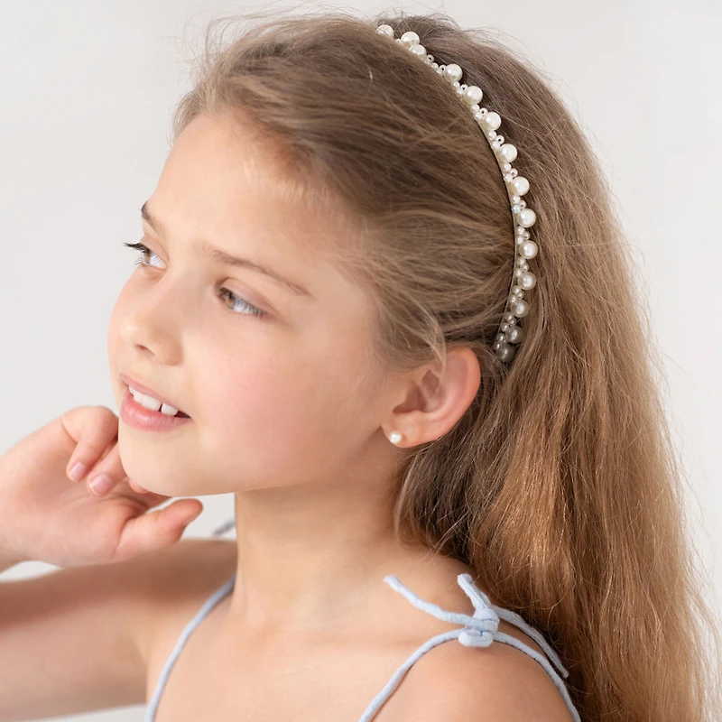 Kids 4.5MM Pearl Stud Earrings