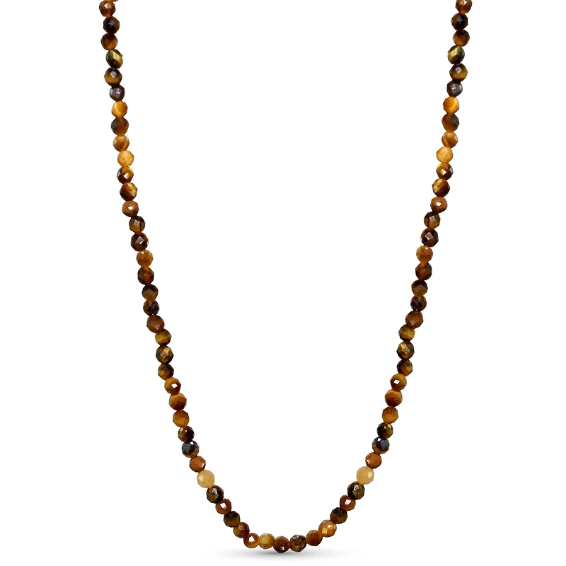 Tiger Eye Natural Gemstones Necklace