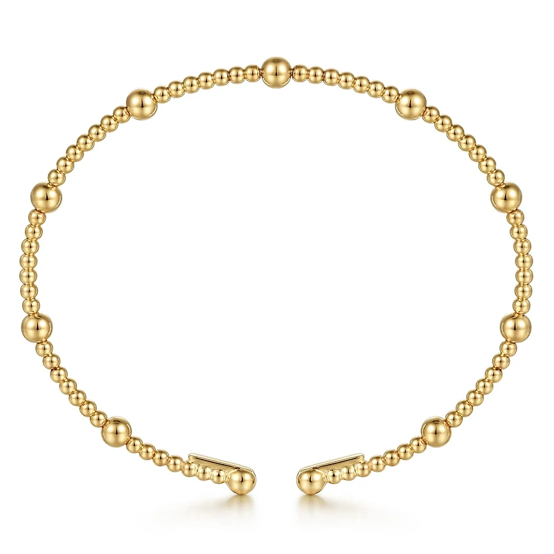 Flexible Beaded Bangle Bracelet