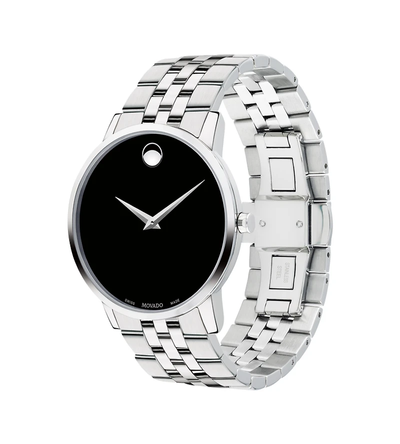 Museum 40MM Black and Steel