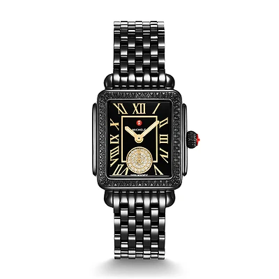 Deco Madison Mid Black Diamond 31MM Watch