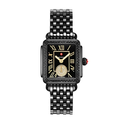 Deco Madison Mid Black Diamond 31MM Watch