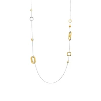 Rope Link Golden Necklace