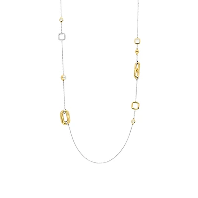 Rope Link Golden Necklace