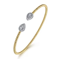 Pear Shape Diamond Open Bujukan Bracelet