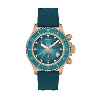 Seastar 1000 Turquoise/Gold 38MM Watch