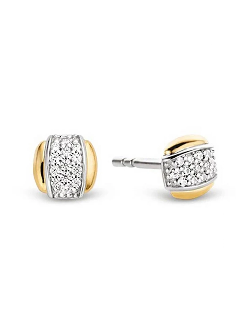 Golden Shine in the Middle Earrings