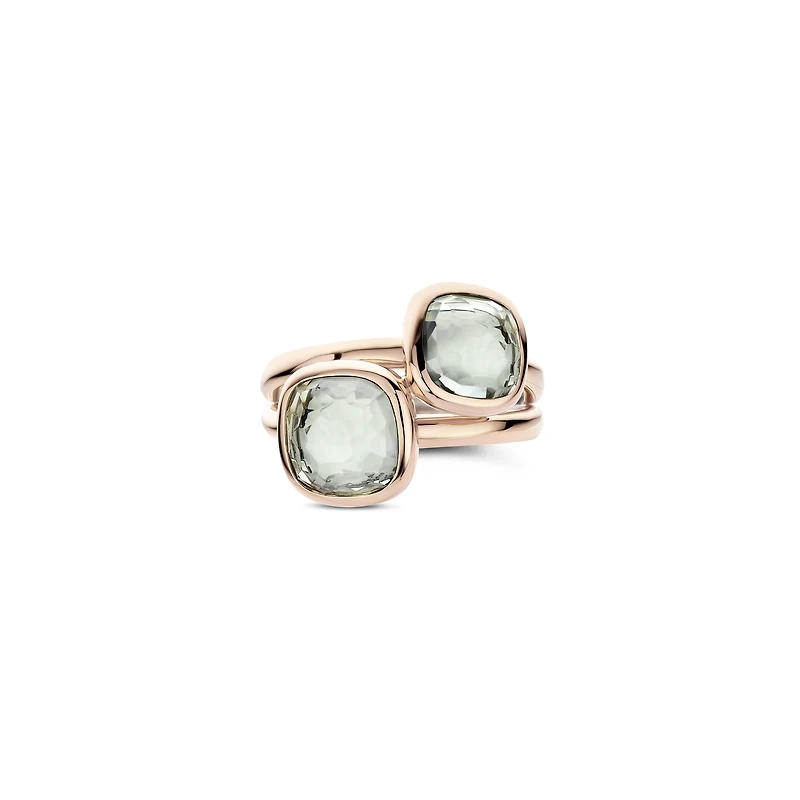 Shades of Ocean Green Double Ring