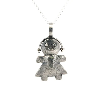 Silver Girl Pendant