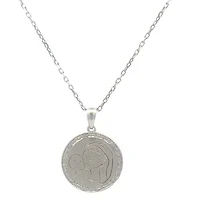 Virgin and Child Embrace 15MM Pendant Necklace