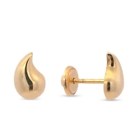 Paisley Polished Stud Earrings