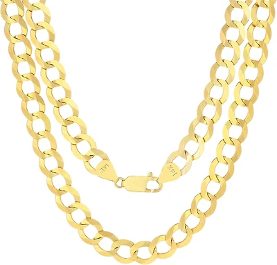 Cuban Flat Solid 9.5MM Link
